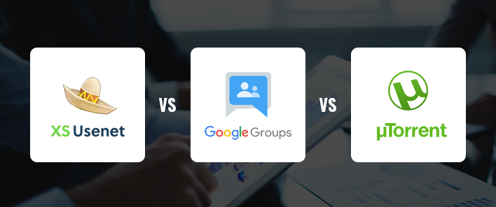 Usenet vs Google group vs Torrents